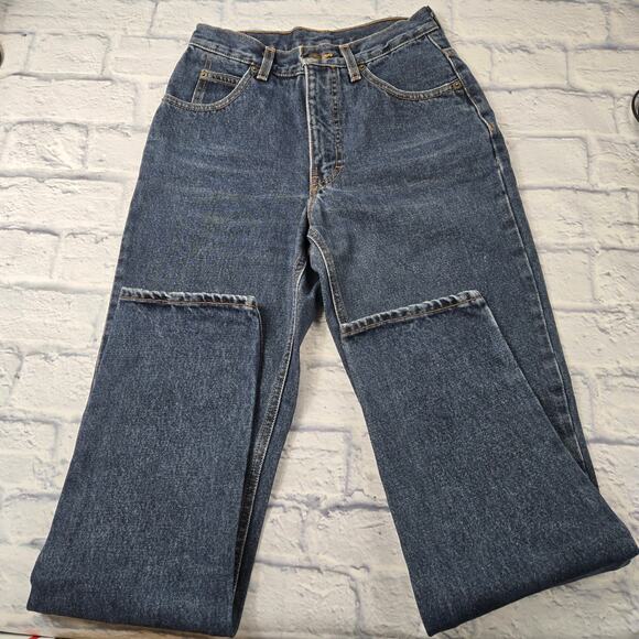 Vintage Union Made Calvin Klein Jeans Women's USA 90s size 4 Straight Leg - Picture 2 of 16
